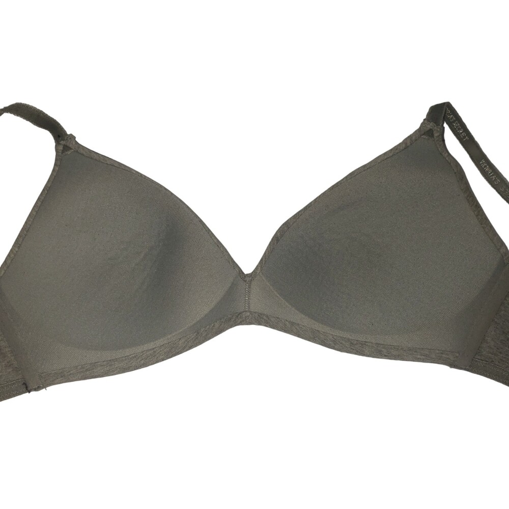 Victoria's Secret PINK Gray No Wire T Shirt Bra Size 32C - Picture 3 of 6